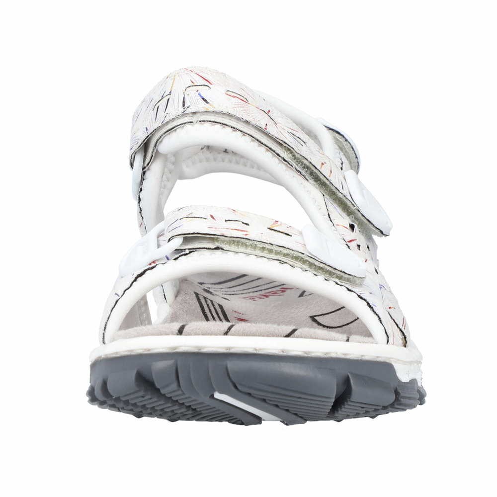 RIEKER Klassische Sandalen weiss