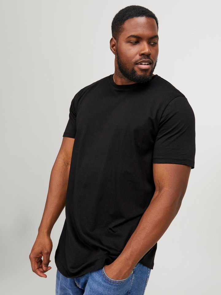 JACK & JONES PLUS T-shirt in Black günstig kaufen