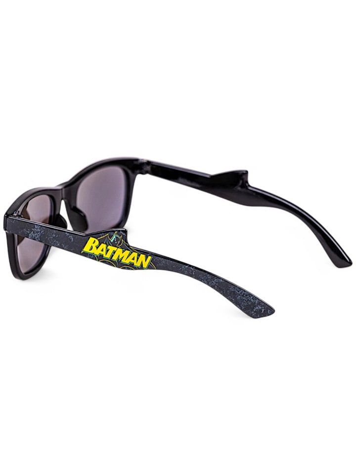 Batman Sonnenbrille mit Spiegeleffekt Batman in Schwarz günstig kaufen onesize