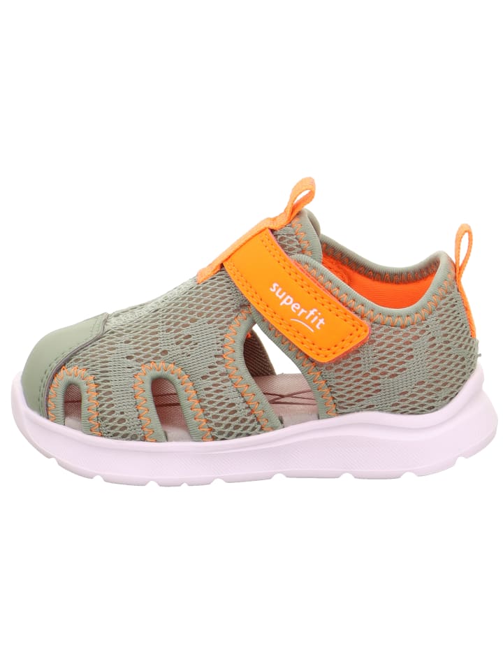 superfit Lauflernsandale WAVE in Hellgrün/Orange günstig kaufen