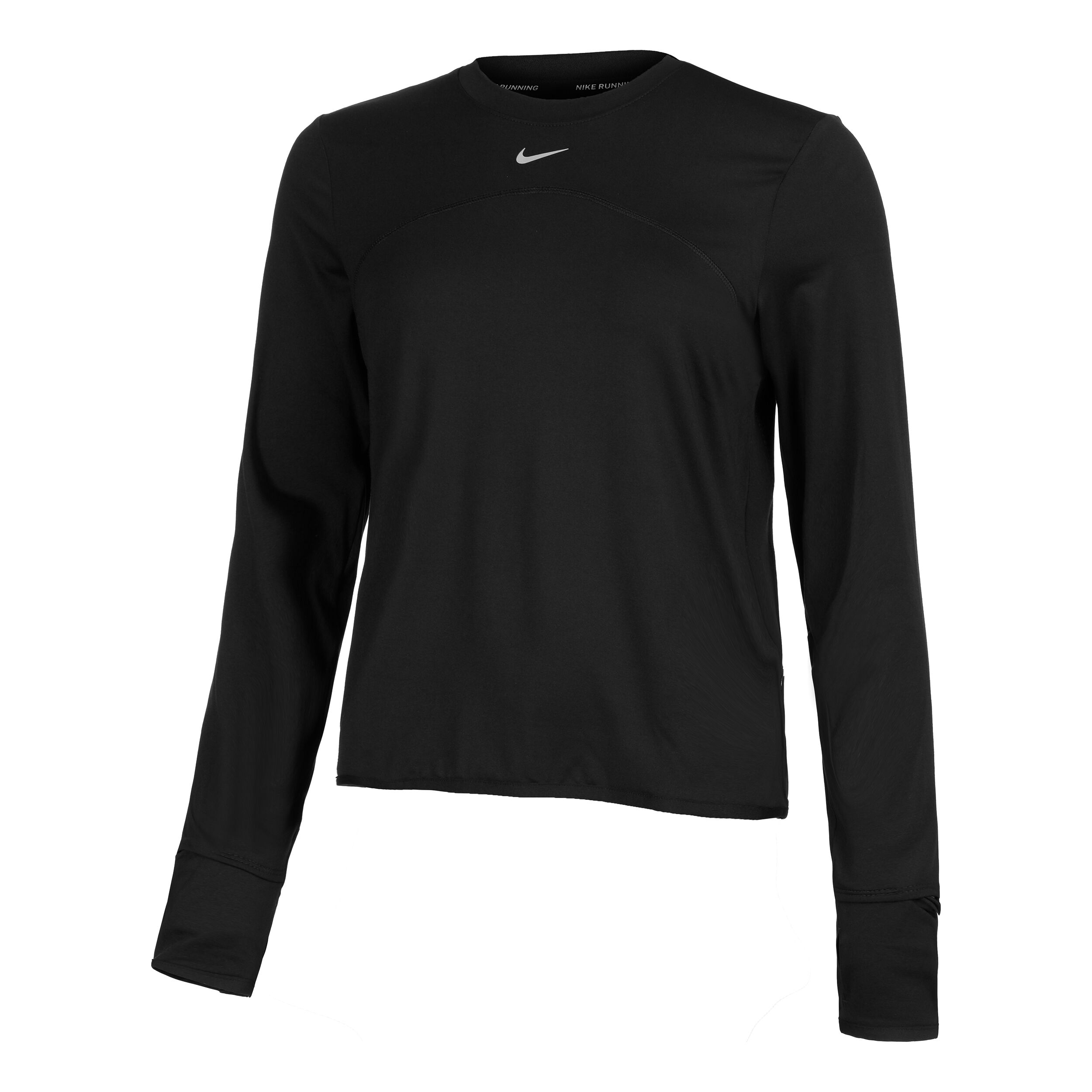 Dri-Fit Swift Element UV Crew-Neck Lauftop Damen - Schwarz