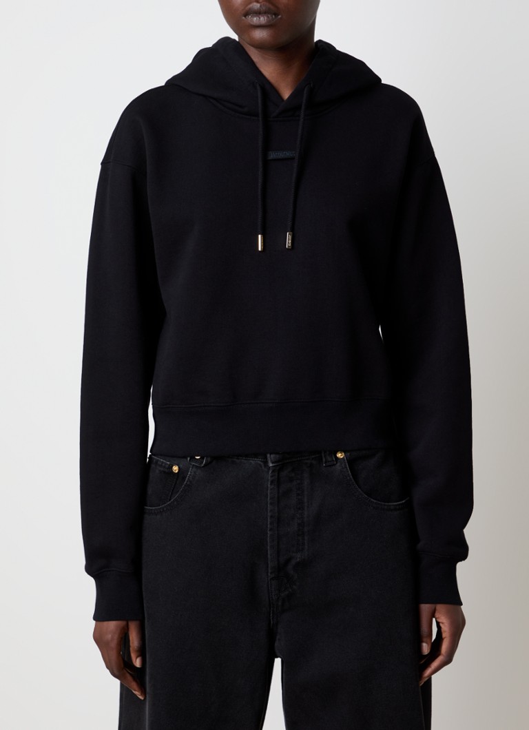 Jacquemus džemperis su gobtuvu ir logotipu