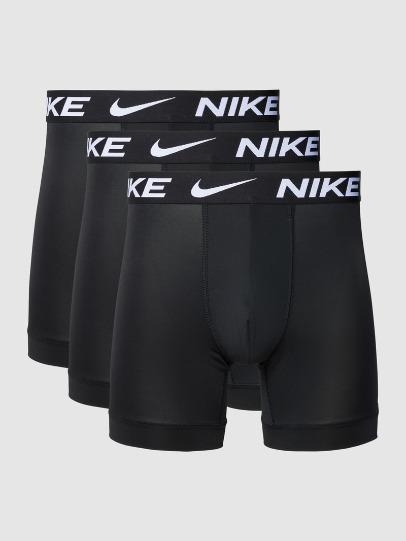 Trunks mit elastischem Logo-Bund in schwarz
