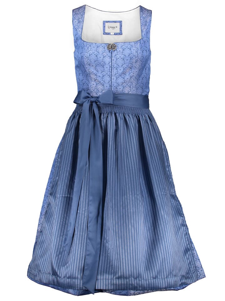 Turi Landhaus Dirndl in Blau günstig kaufen
