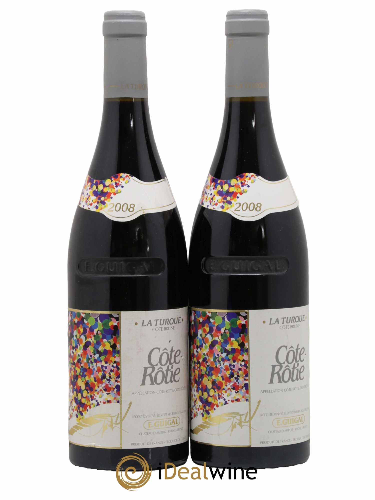 Côte-Rôtie La Turque Guigal  2008 - Lot de 2 Bouteilles