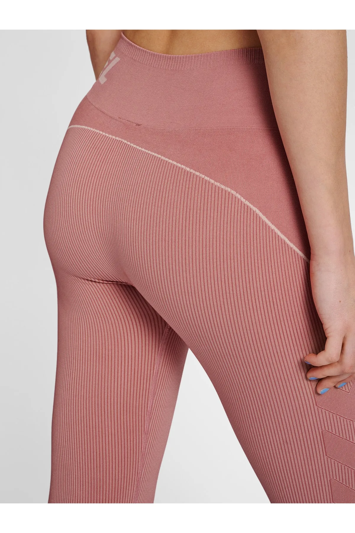 hummel  Sport-Leggings - Rosa - Mittlerer Bund