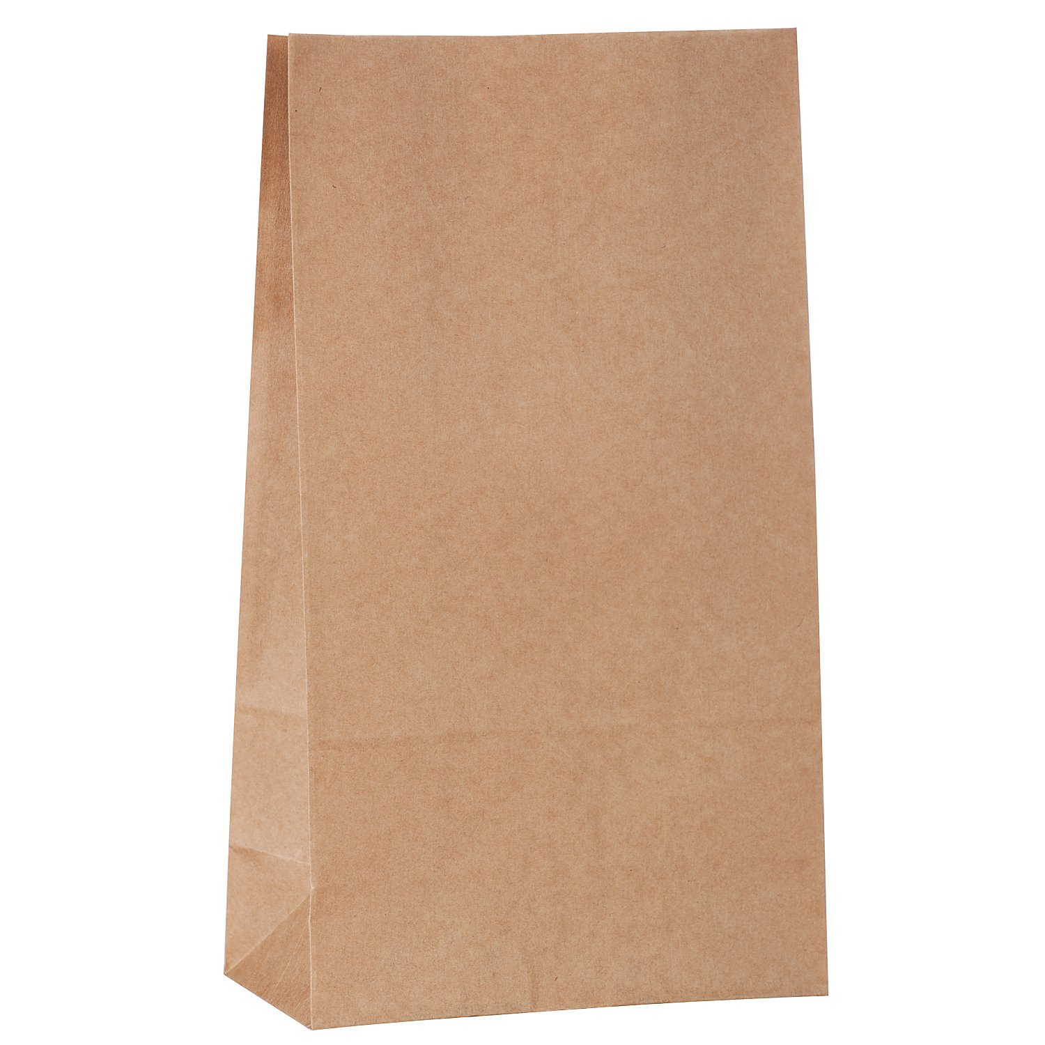 Papiertüten aus Kraftpapier, braun, 12 x 21 cm, 15 Stück