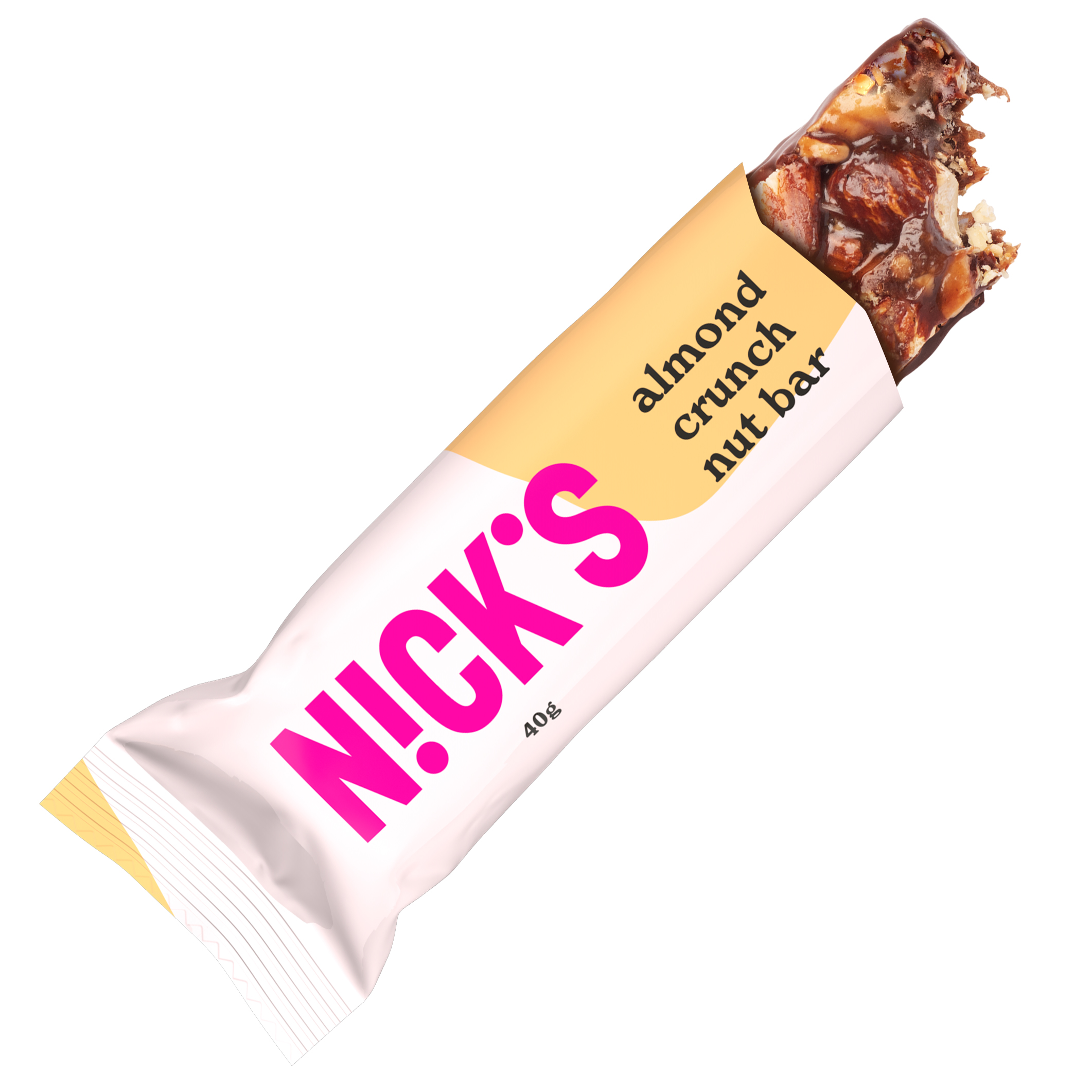 N!CK'S Almond Crunch Nut Bar 40g