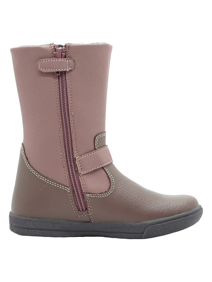 lamino Leder-Boots in Mauve günstig kaufen