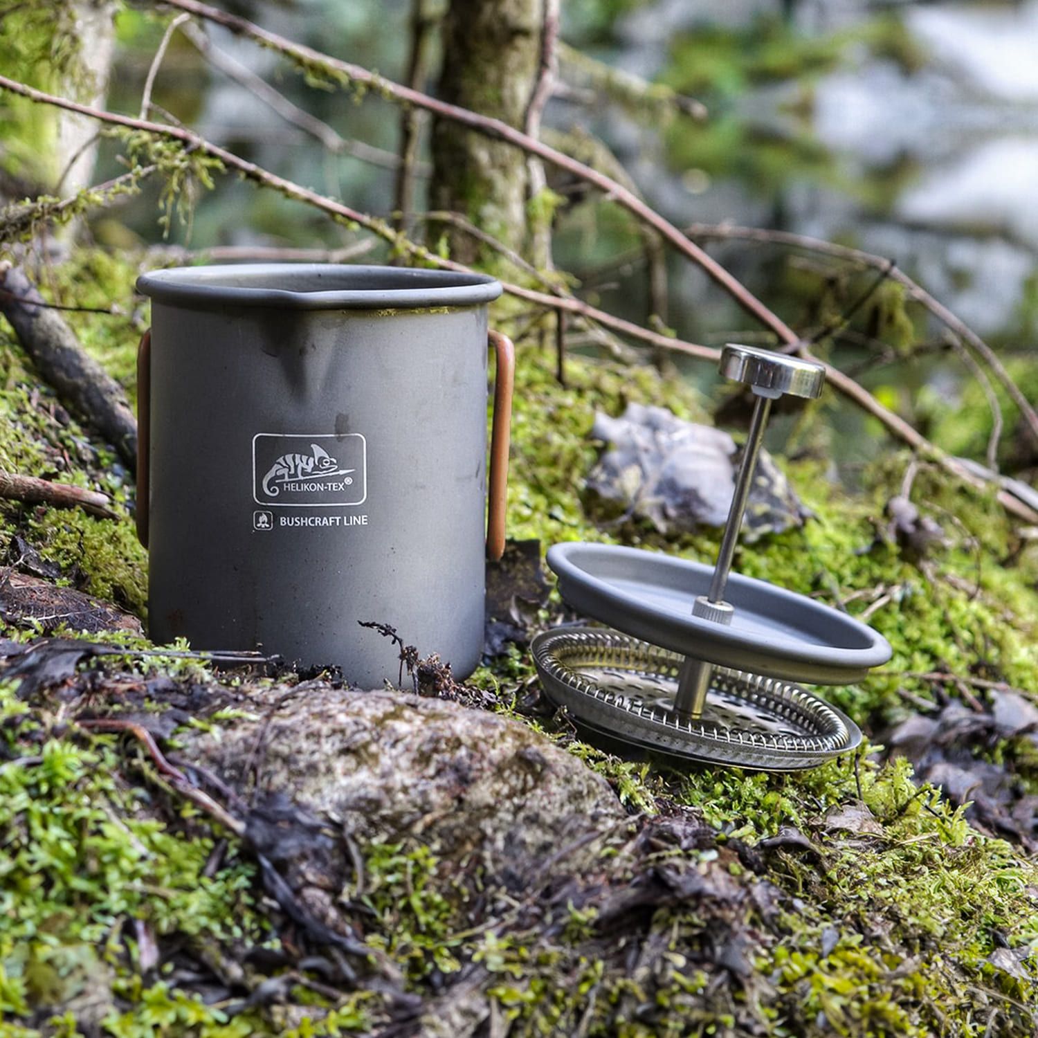 Camp French Press Coffee Mug