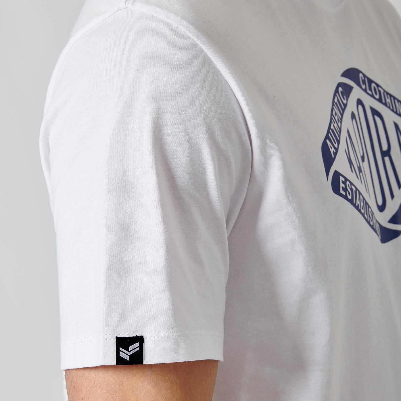 RAZ    T-shirt blanc homme 100% coton
