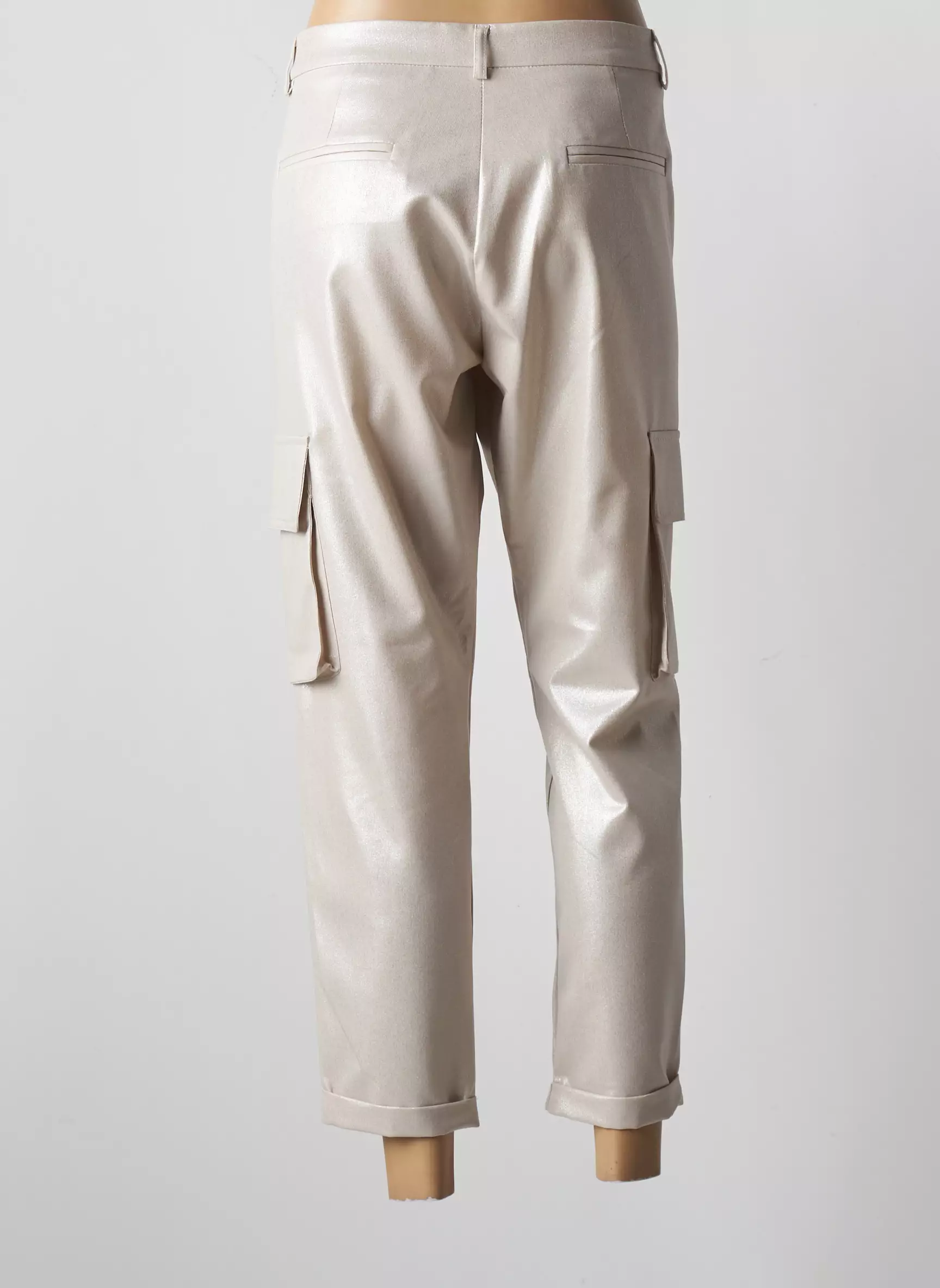 Imperial Pantalon7 8 Femme couleur beige
