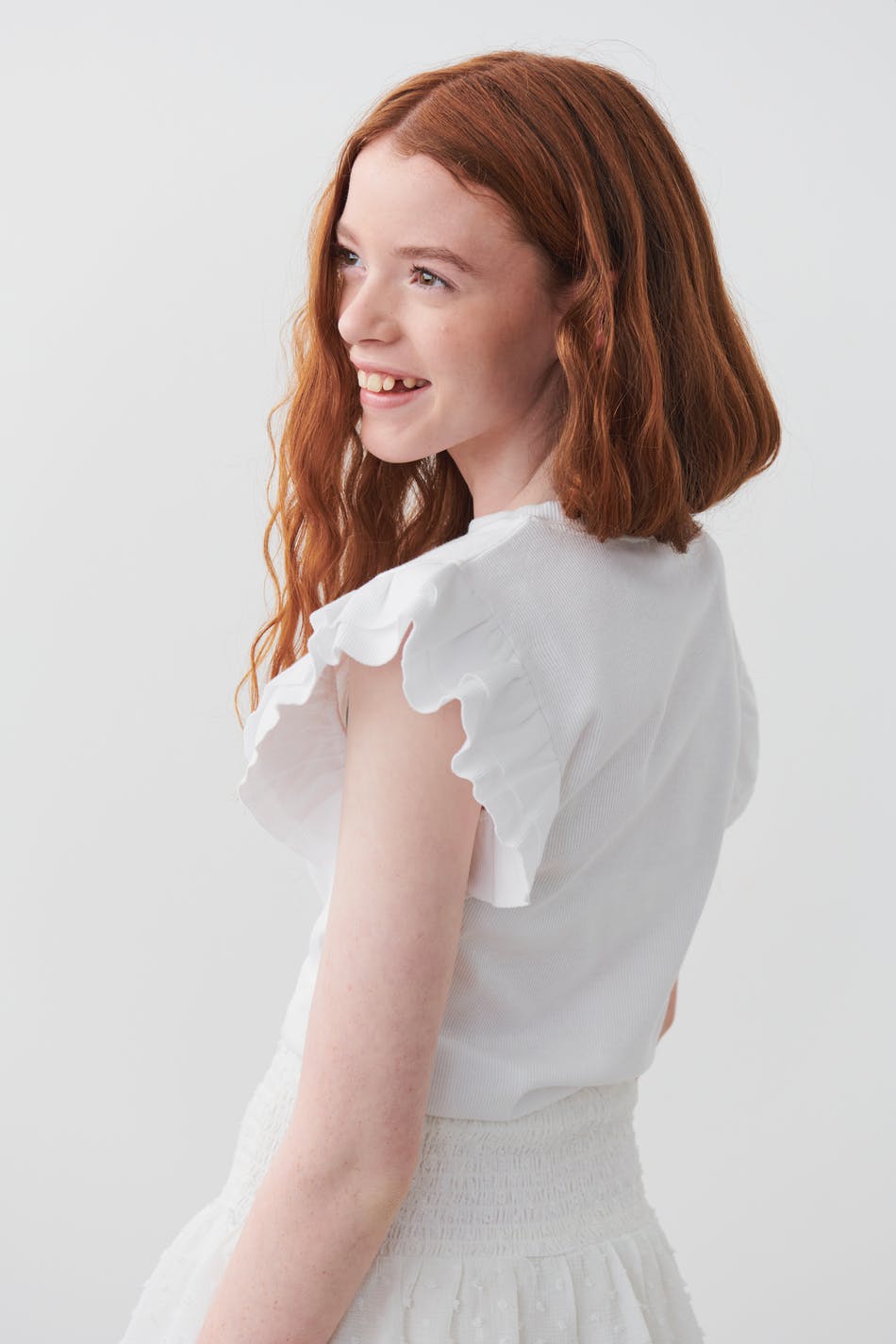 Y cute frill top