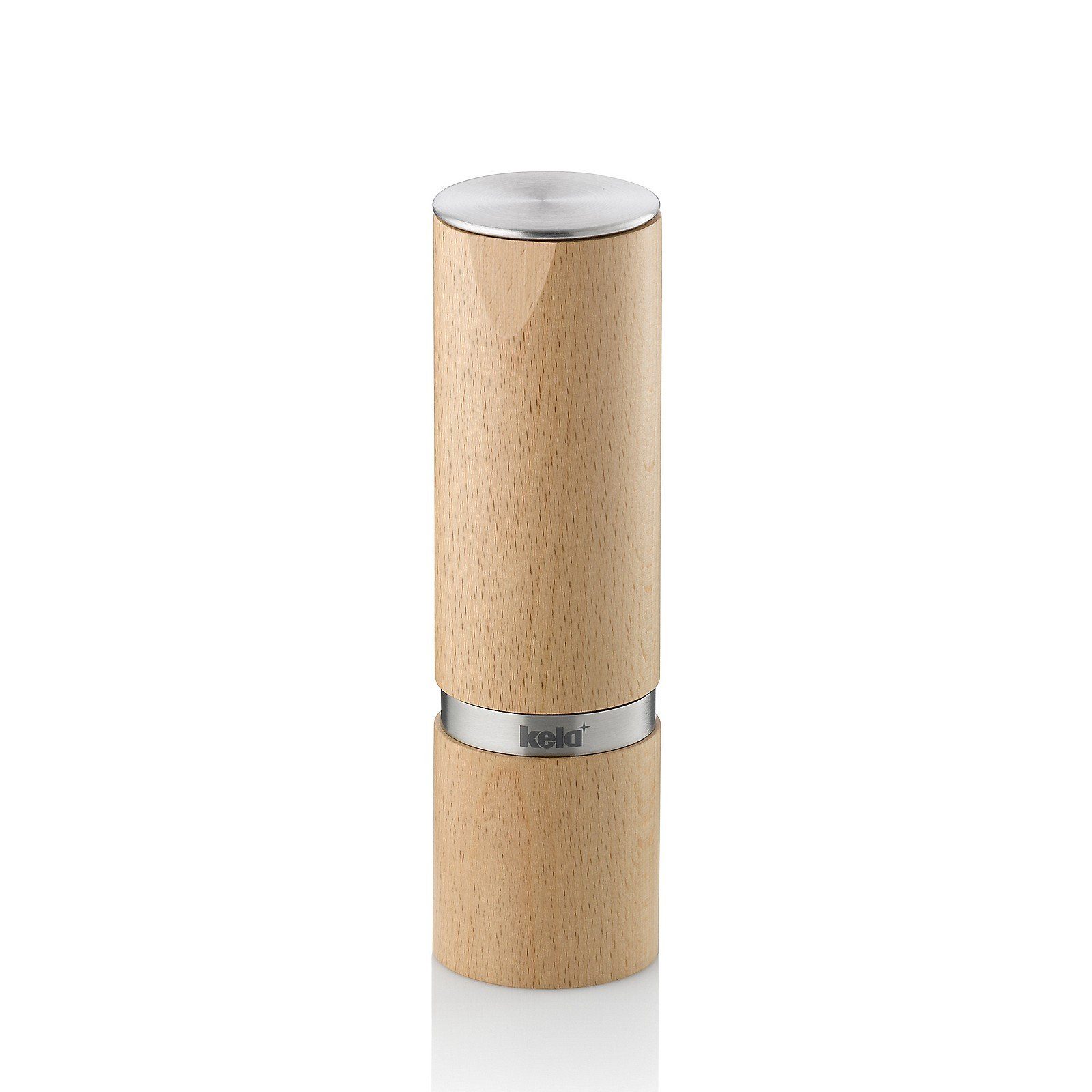 kela Salz-/Pfeffermühle Kauri, abnehmbarer Deckel, Keramik-Mehrzweckmahlgrad individuell einstellbar