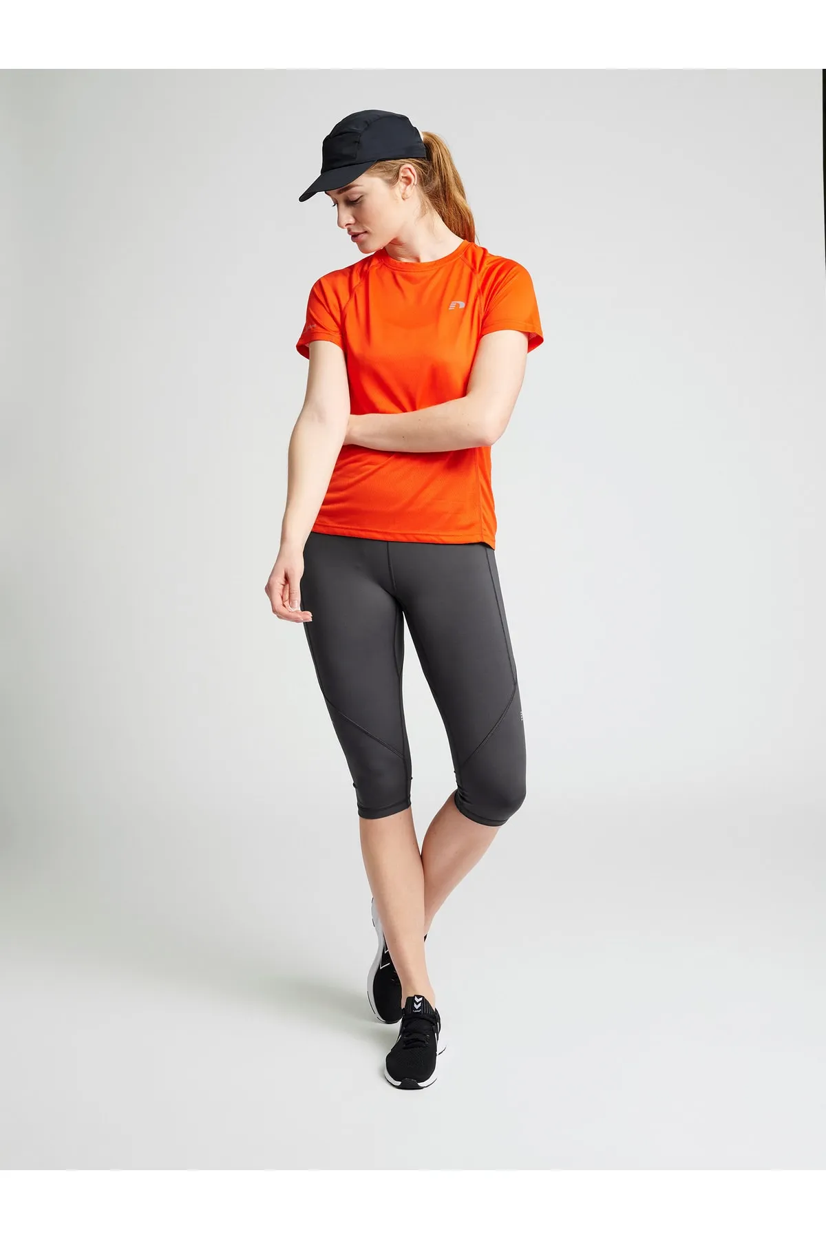 NEWLİNE  Sport-Leggings - Grau - Mittlerer Bund