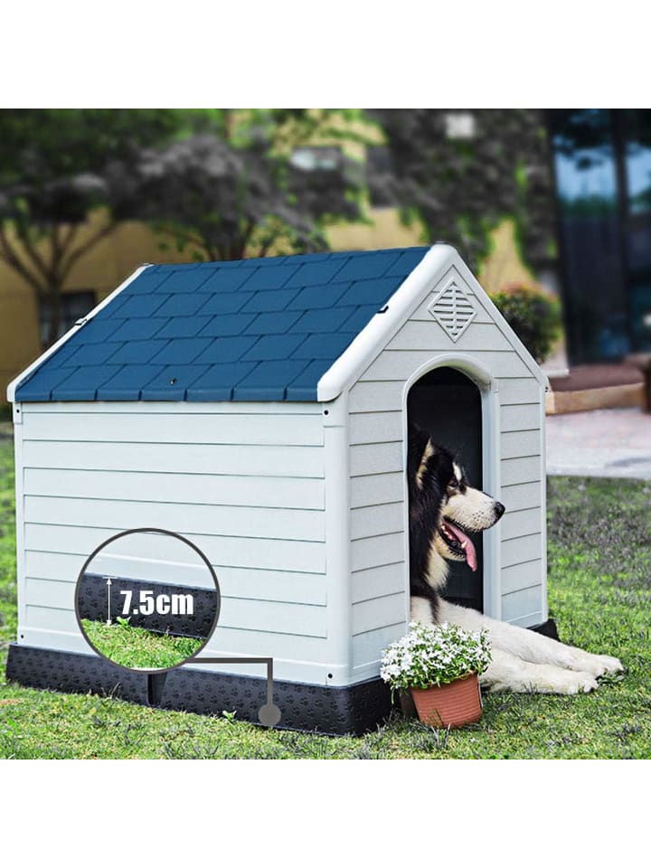 COSTWAY Hundehütten M in Weiß günstig kaufen onesize