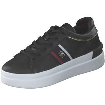 Tommy Hilfiger Corp Webbing Court Sneaker in schwarz