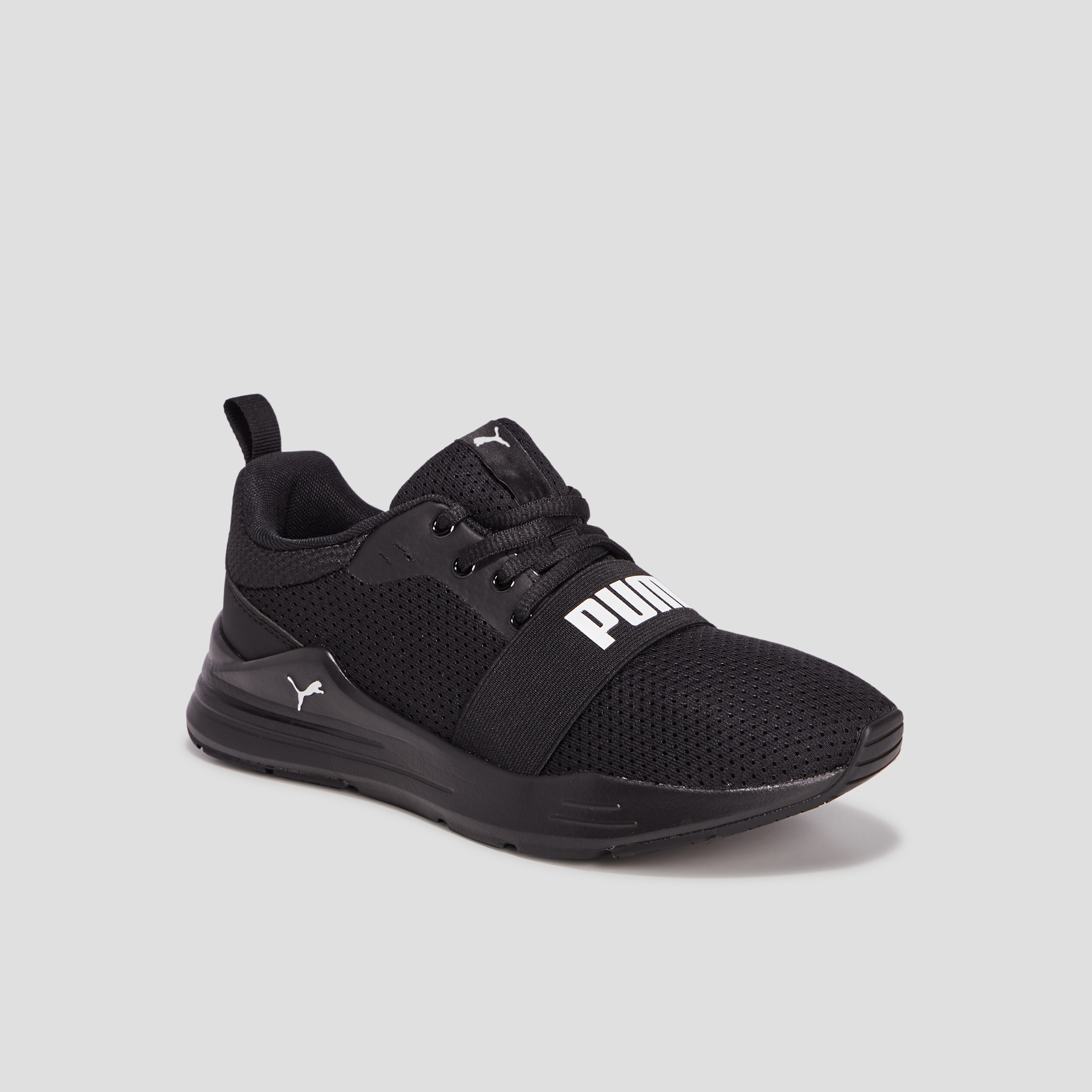 Runnings à lacets Puma Wired noir garçon | La Halle