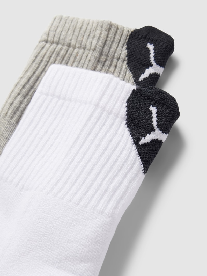 Socken mit Label-Details im 2er-Pack in weiß