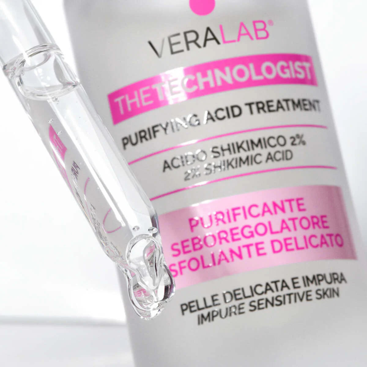 Tratamento facial com ácido chiquímico - Sérum facial antiacne