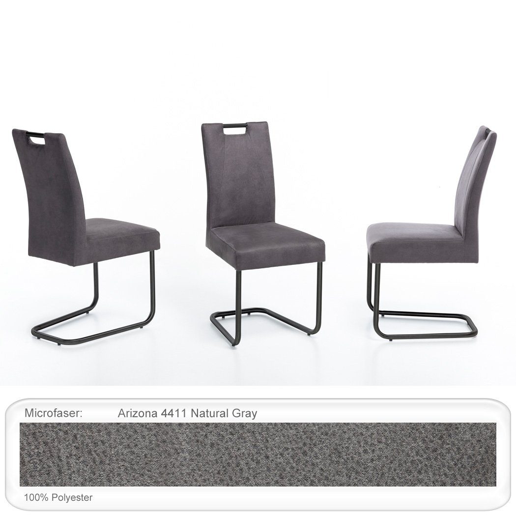expendio Eckbankgruppe Gunar 1XL, (komplette Tischgruppe, Spar-Set, 4-tlg), Tisch Gunar Eiche rustikal + Eckbank Eda 3 + Bank + Stuhl Kato Gray