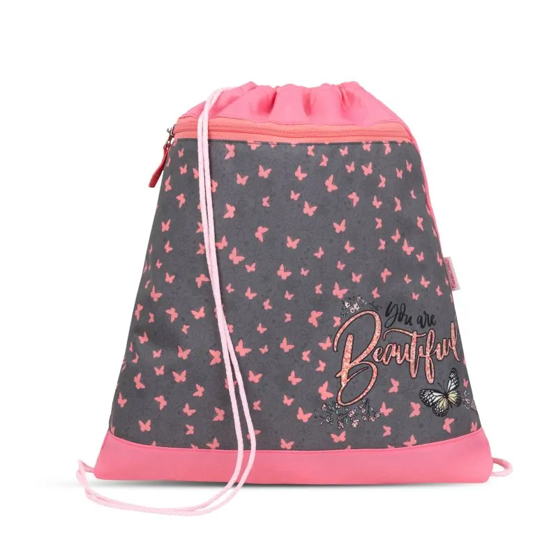 Belmil Classy Schulranzen Set 4-teilig mit Brustgurt - Bloomy Blossom