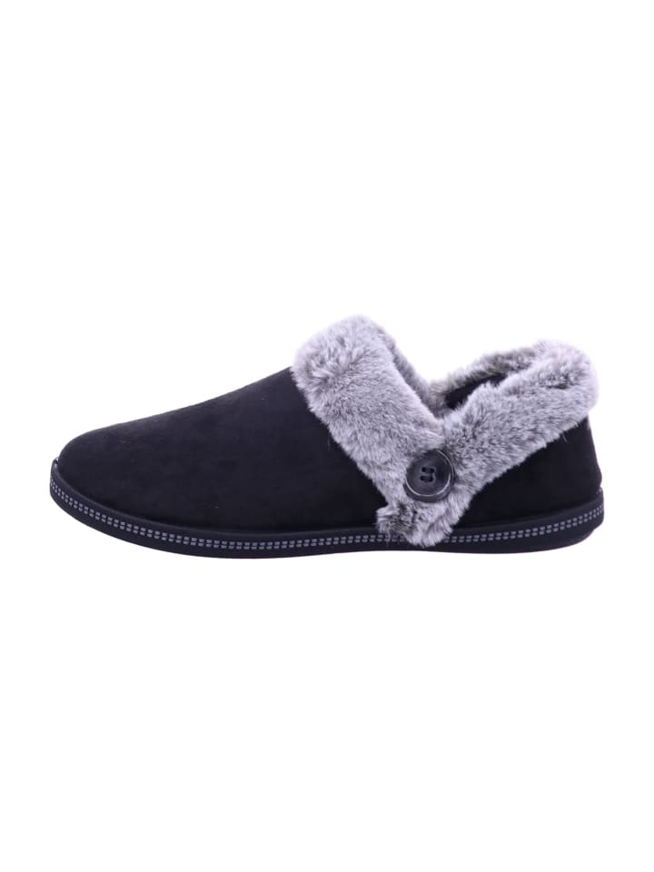 Skechers Hausschuhe in Schwarz günstig kaufen