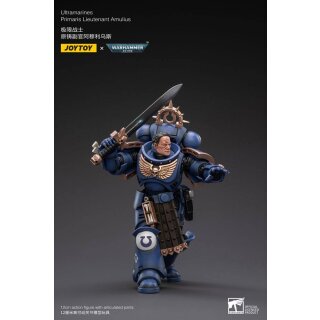 Warhammer 40k Actionfigur 1/18 Ultramarines Primaris Lieutenant Amulius 12 cm