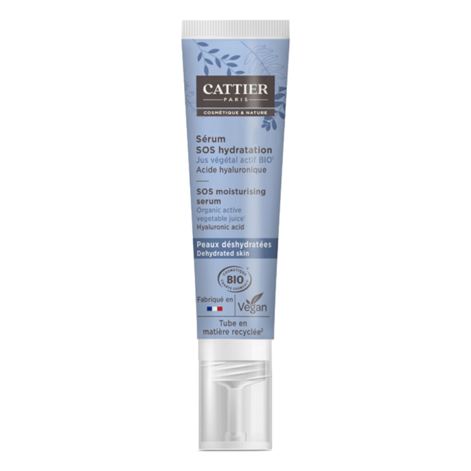 Cattier SOS Hydratation Sérum Végétal Peaux Déshydratées Bio 30 ml