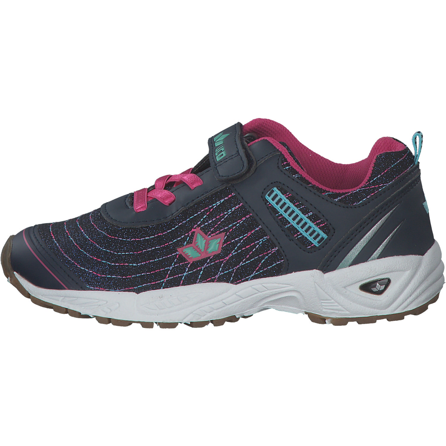 Geka Barney VS W, Sneakers Low, Kinder, marine/pink/tUErkis