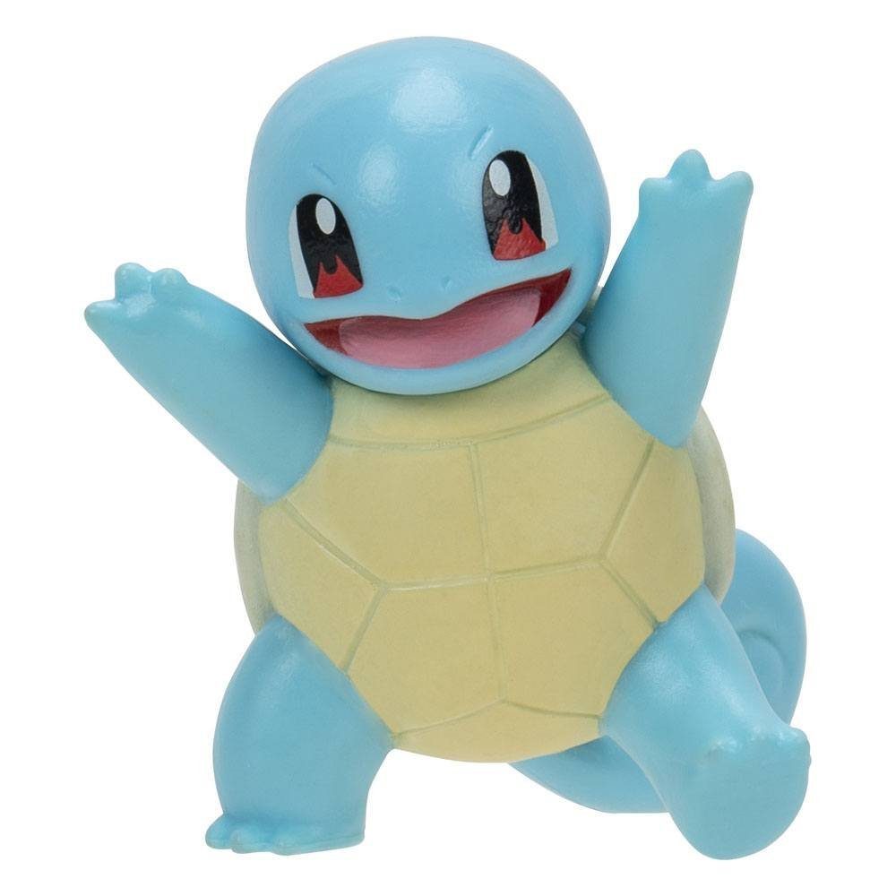 Jazwares Spielfigur Pokémon Battle Figuren 6-Pack Pikachu, Schiggy, Glumanda, Toxel...