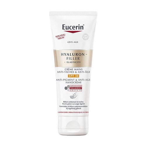 Crema mani Eucerin Hyaluron-Filler + Elasticità Anti-Pigmentazione e Anti-Età SPF 30 75 ml
