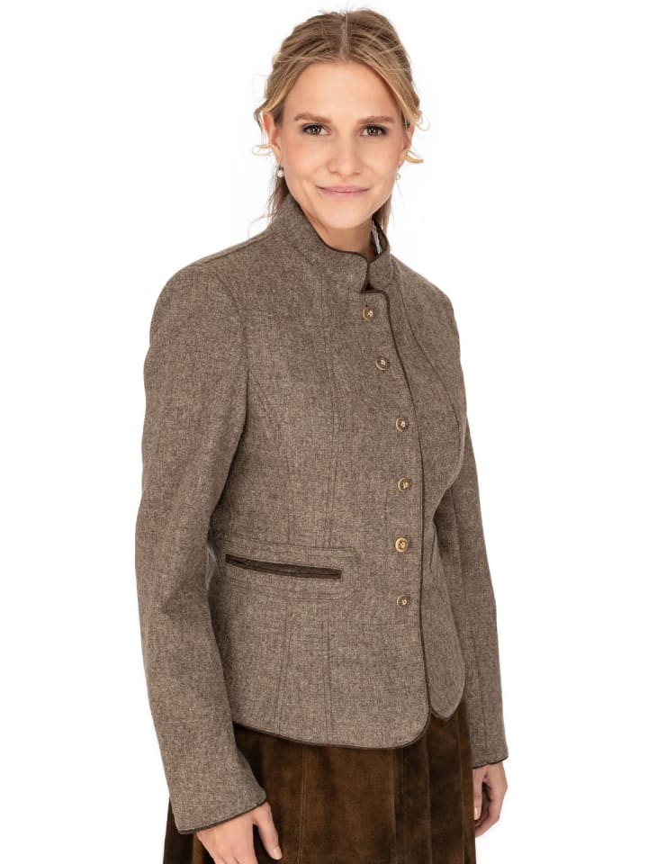 OS-Trachten Jacke 452000-4105 in mittelbeige günstig kaufen