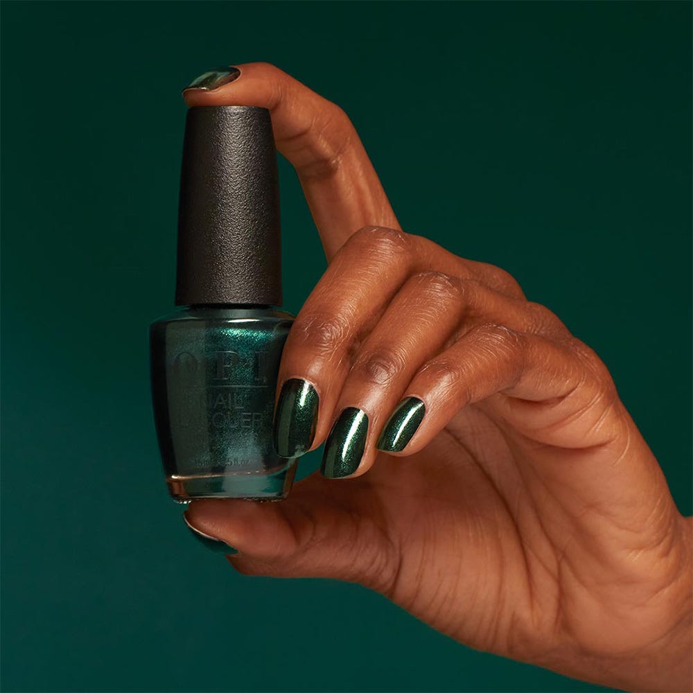 OPI Holiday Terribly Nice Nail Lacquer - Peppermint Bark and Bite 15 ml