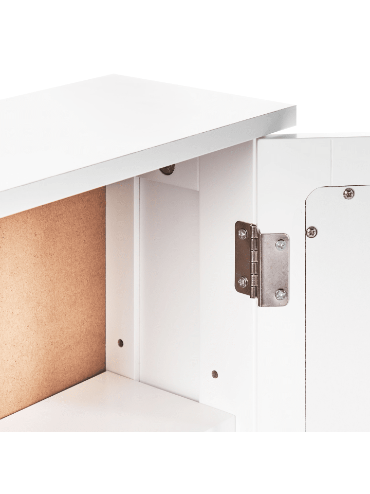 Beliani Bad-Spiegelschrank HUILA in Weiß - (W) 34 x (H) 53 x (L) 15 cm günstig kaufen onesize