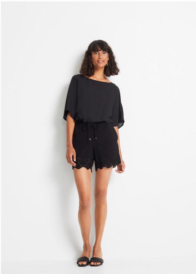 Shorts mit Spitze