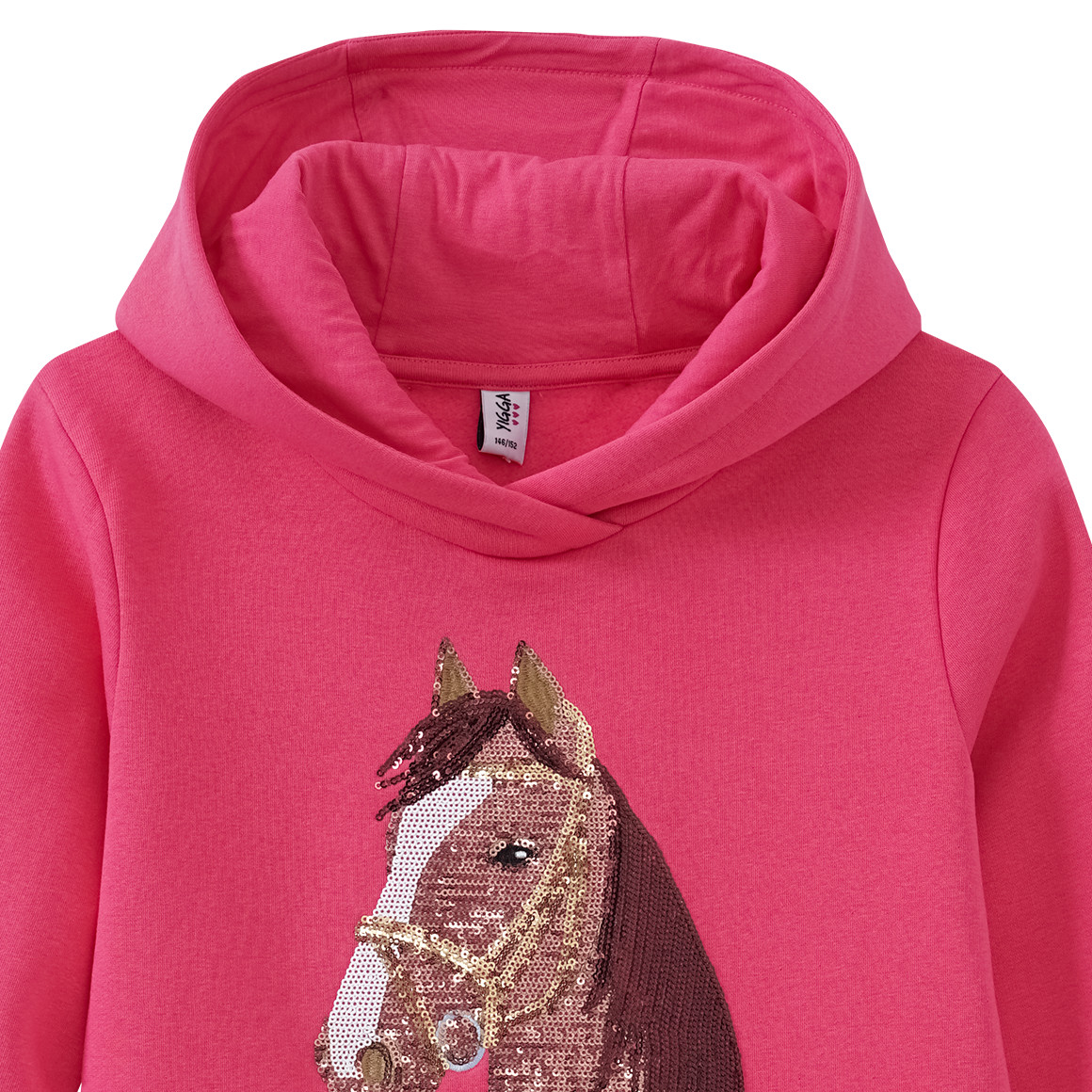 Mädchen Sweatkleid mit Pailletten
