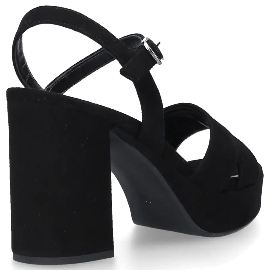 Sgamo - Sandalen 570 Veloursleder - schwarz