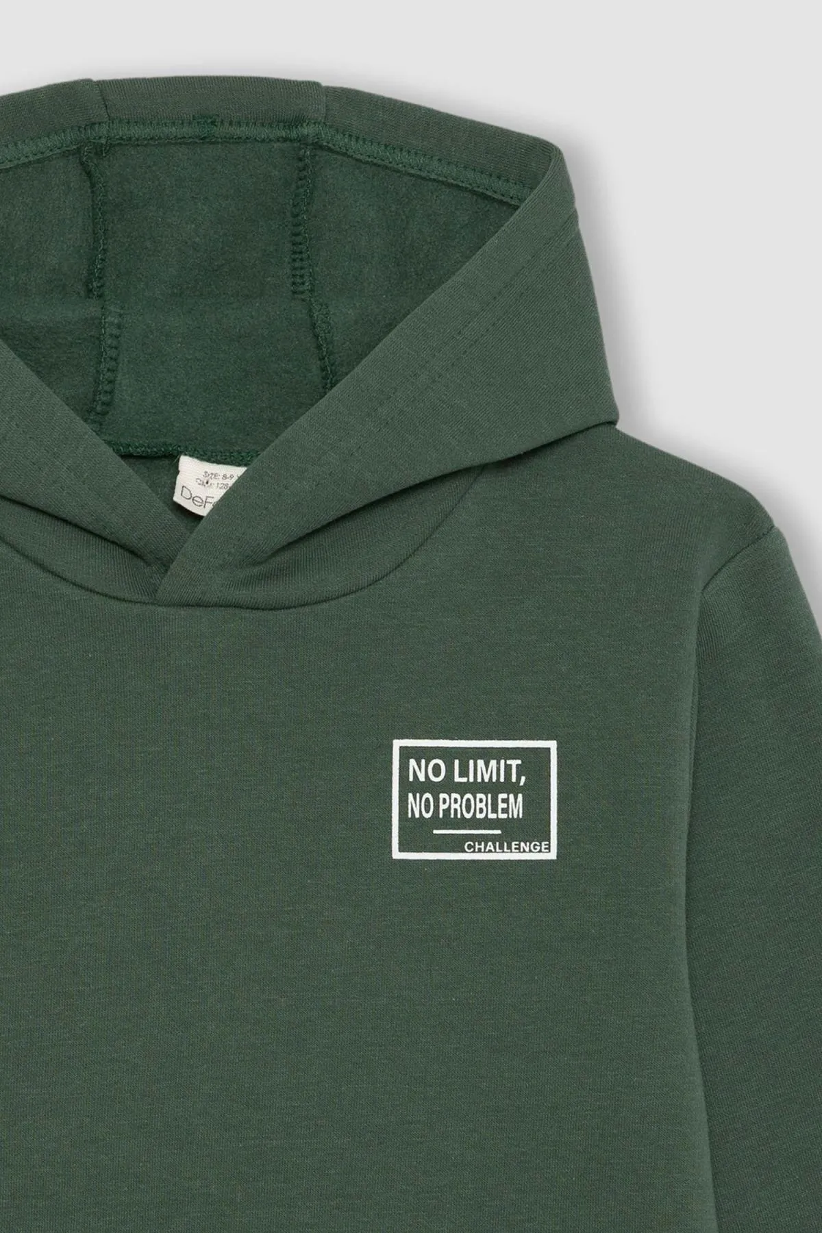DeFacto  Bedrucktes, dickes Kapuzenpullover für Jungen