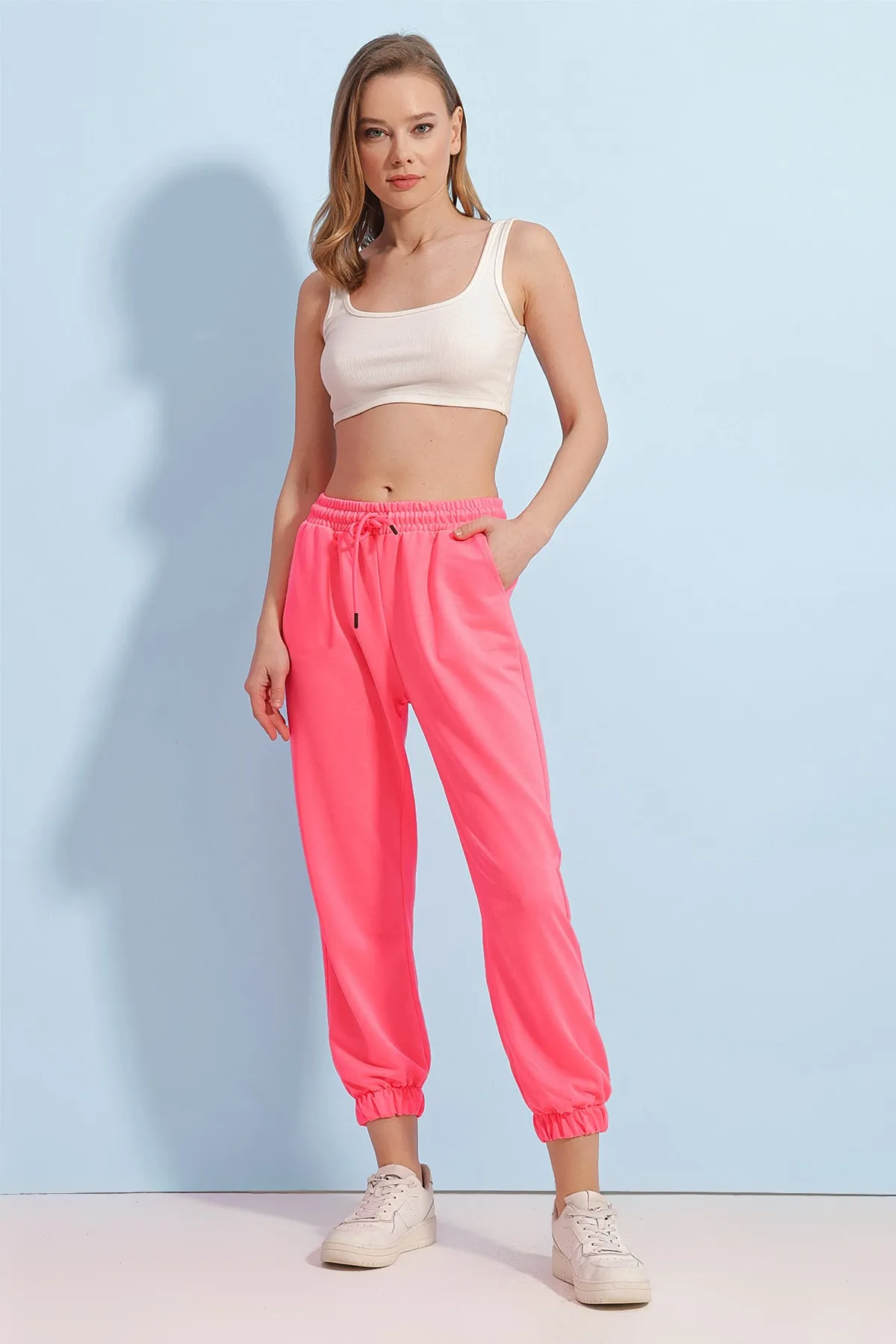Pattaya  Basic-Strick-Jogginghose für Damen P21w110-66355