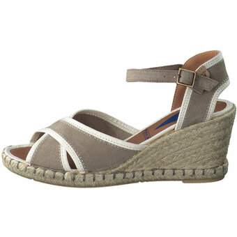 Verbenas Dana Keilsandale in beige