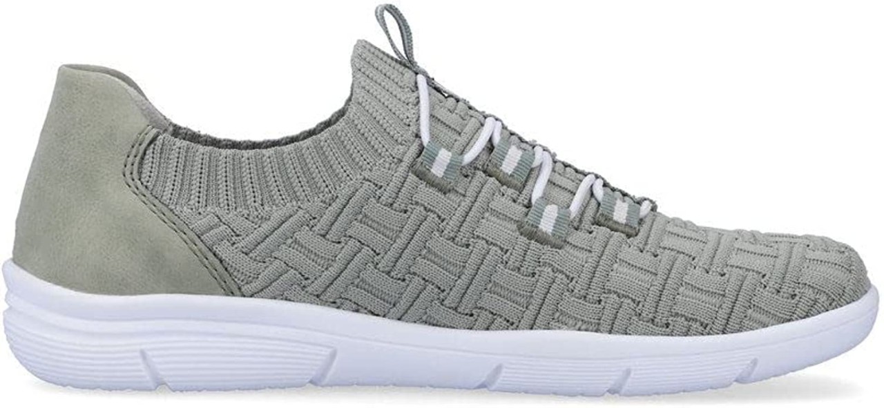 RIEKER Sportliche Slipper grün