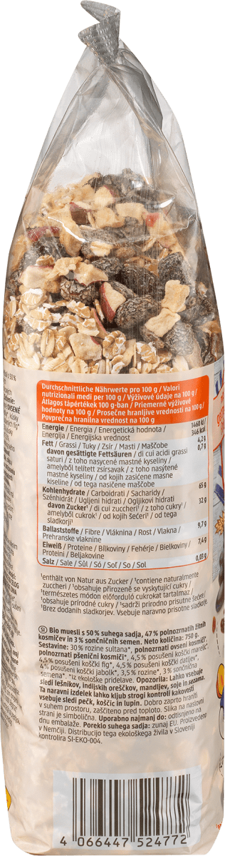 Müsli, Früchte, 750 g