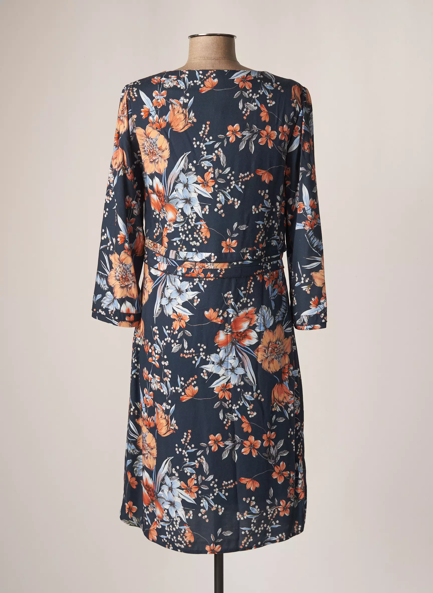 Julie Guerlande Robes Mi Longues Femme couleur bleu