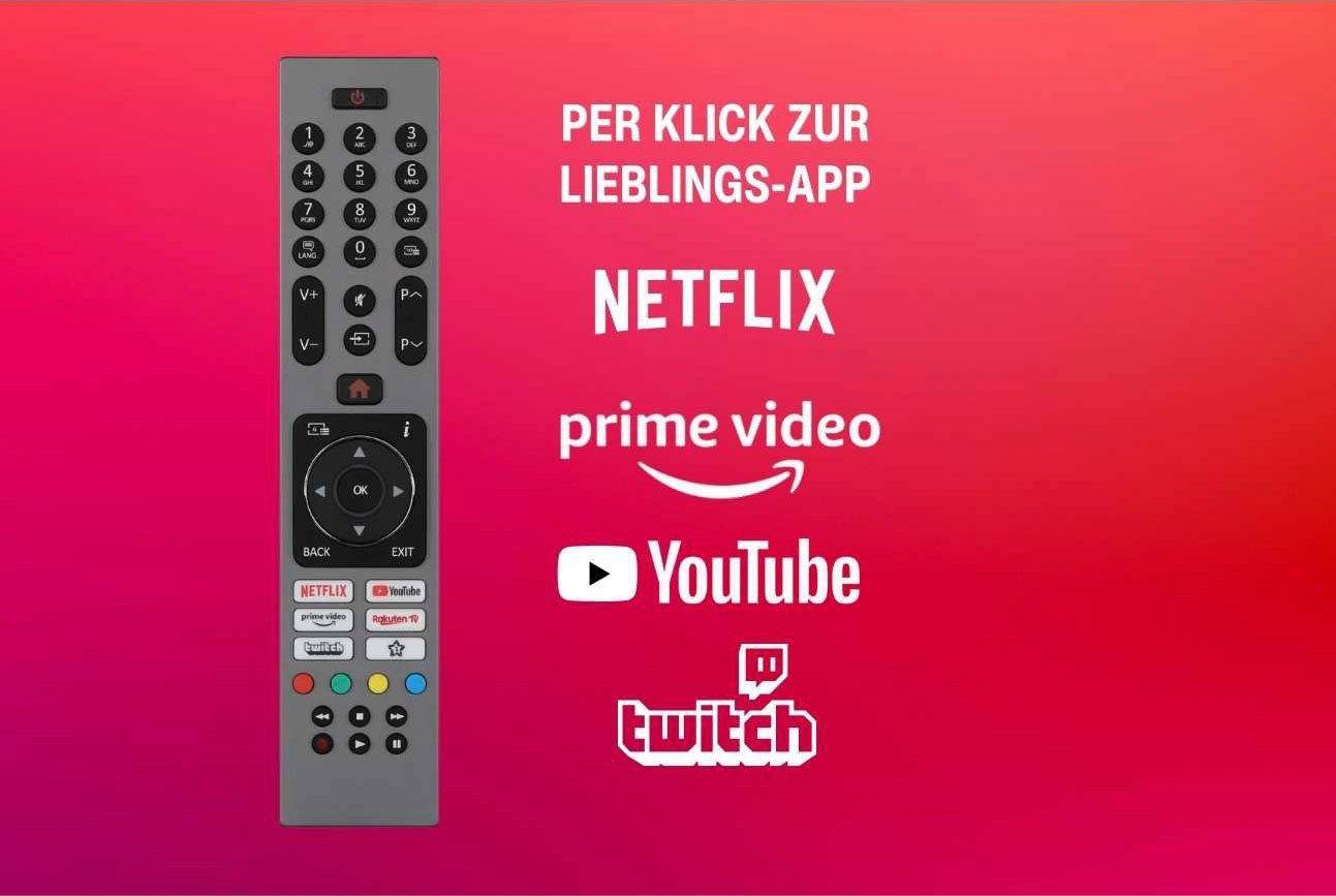 Telefunken D55V850M5CWH LED-Fernseher (138 cm/55 Zoll, 4K Ultra HD, Smart-TV)