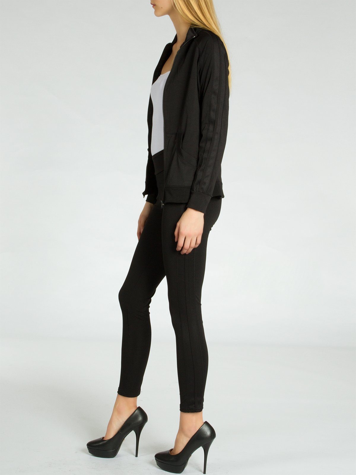 Caspar Trainingsanzug JG002 stylischer Damen Jogginganzug