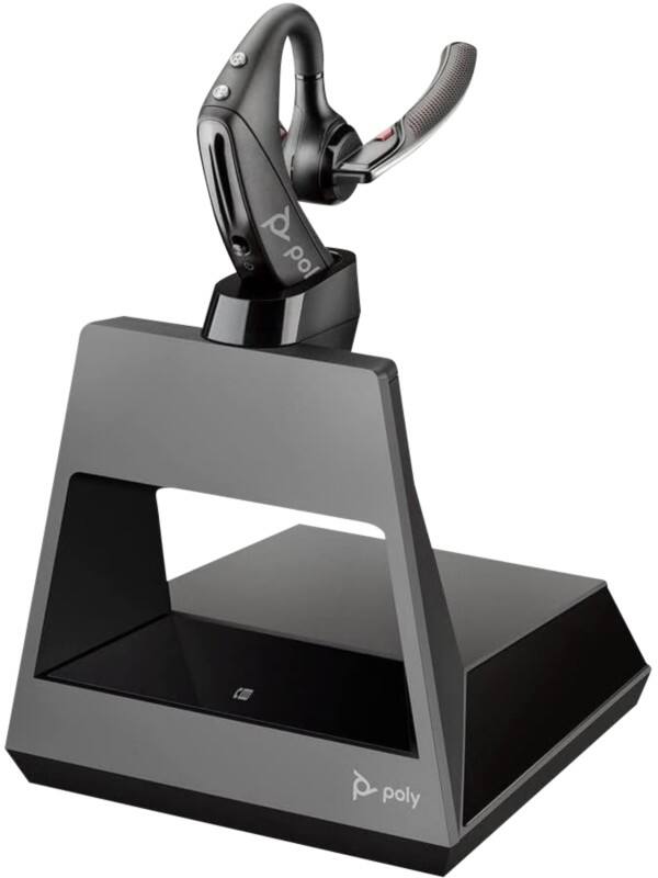 poly Voyager Kabellos Headset Over-Ear mit Bluetooth Mono 5200 Schwarz