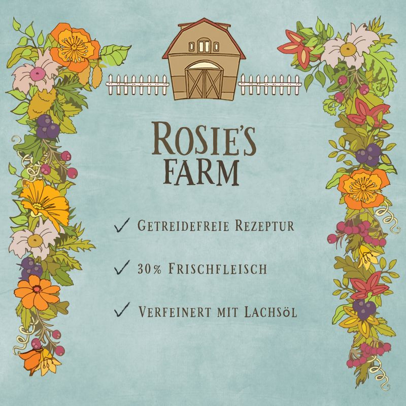 Rosie's Farm - Lachs mit Süßkartoffeln und Amaranth