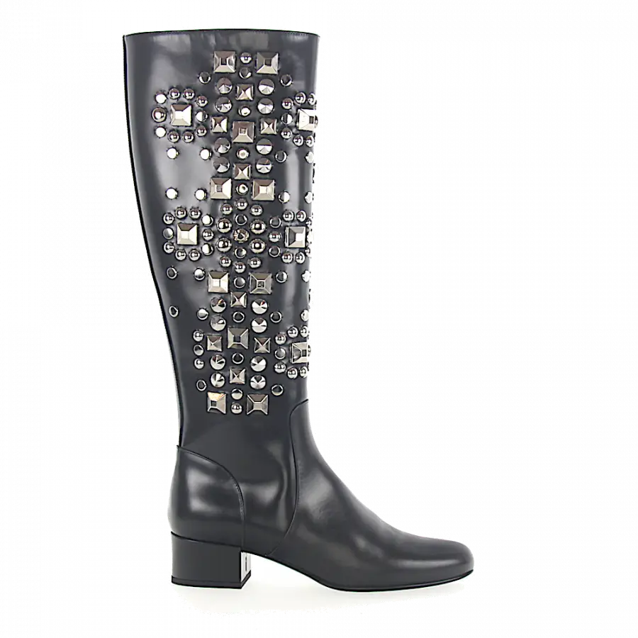 Saint Laurent - Stiefel Kalbsleder - schwarz