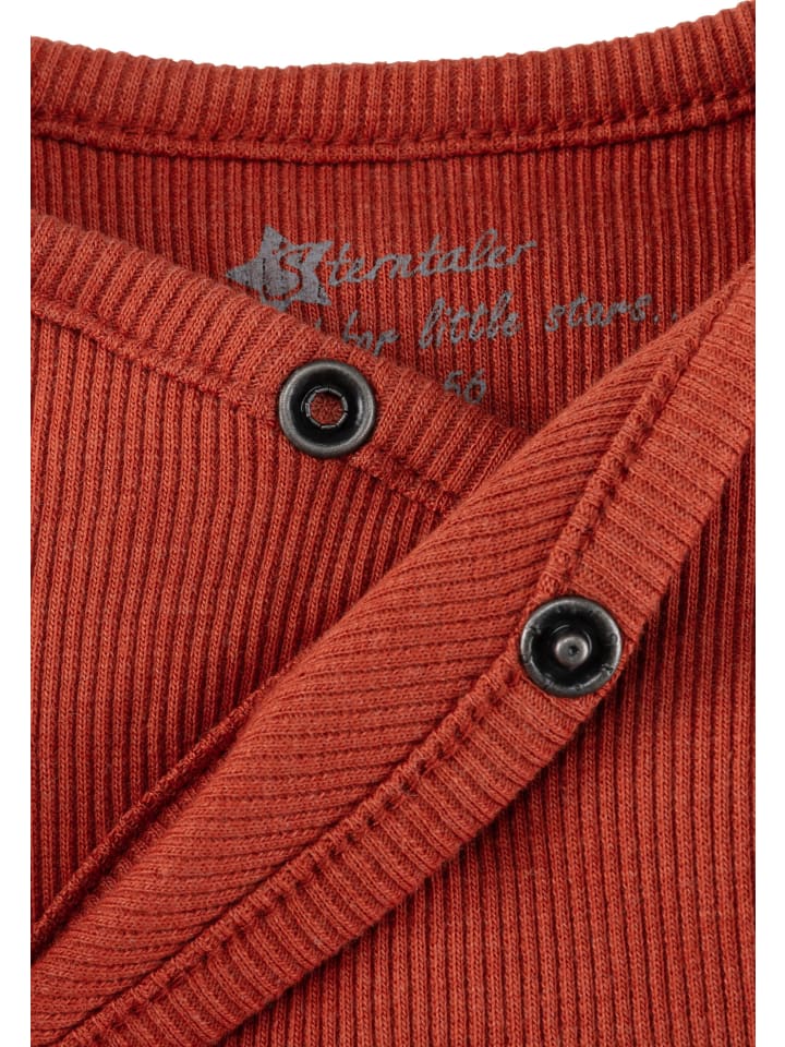 Sterntaler Strampler Rippjersey in mittleres braun günstig kaufen